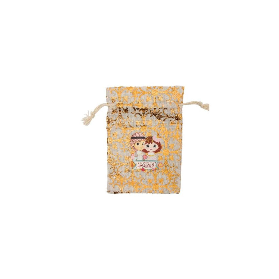 6-टुकड़े छोटे कपड़े उपहार बैग