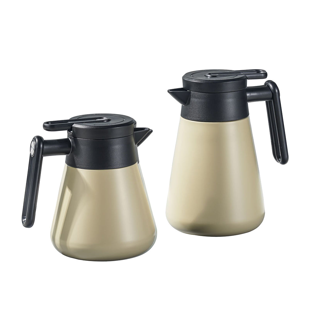 Cross Beige Stainless Steel Thermos Set 700ml + 500ml