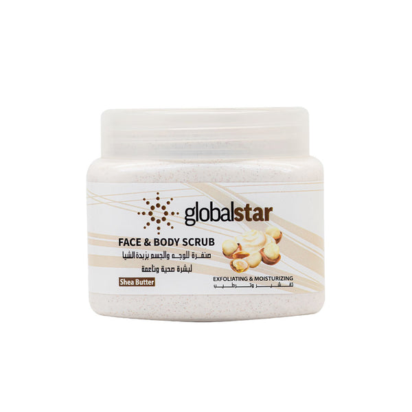 Exfoliante facial y corporal de manteca de karité Global Star