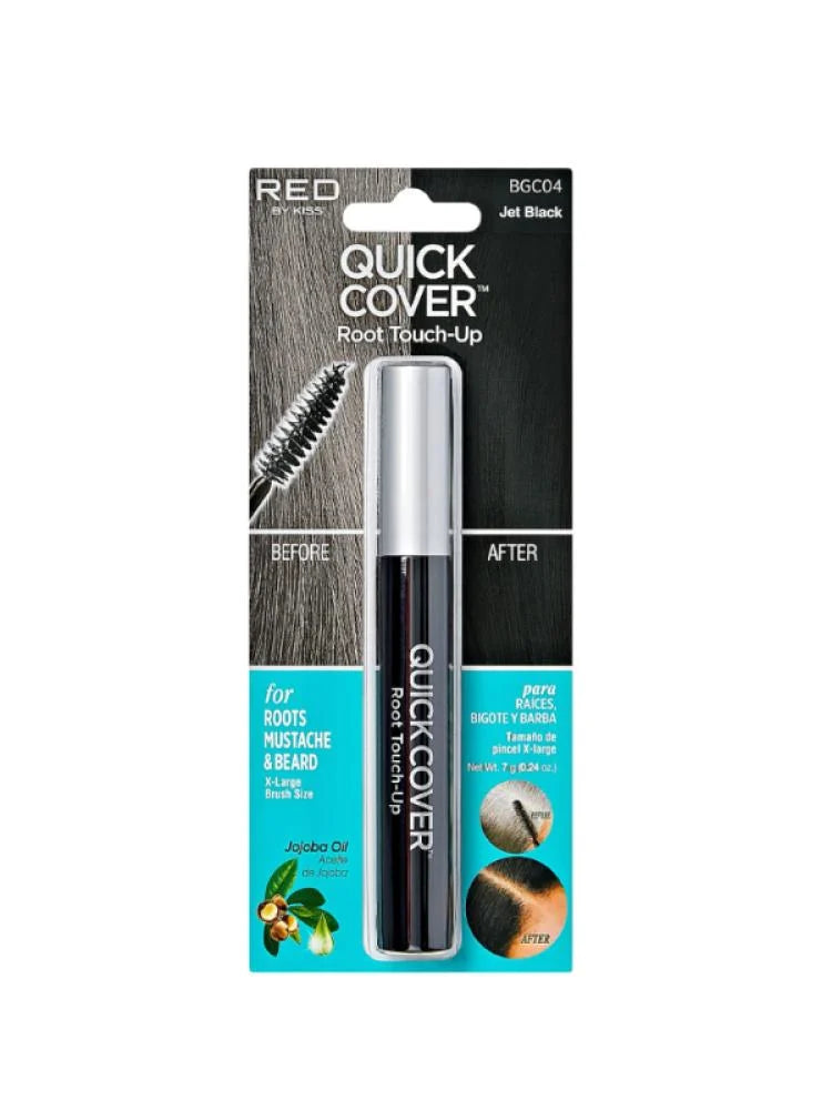 كويك كوفر فرشاه تغطية فرغات وجذور الشعر لون اسود داكن BGC04 من كيس - 7جرام