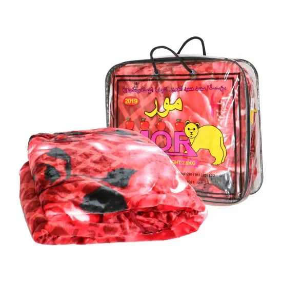 بطانية مور صينية 2.6 كيلو نفرين مقاس 200*240 سم