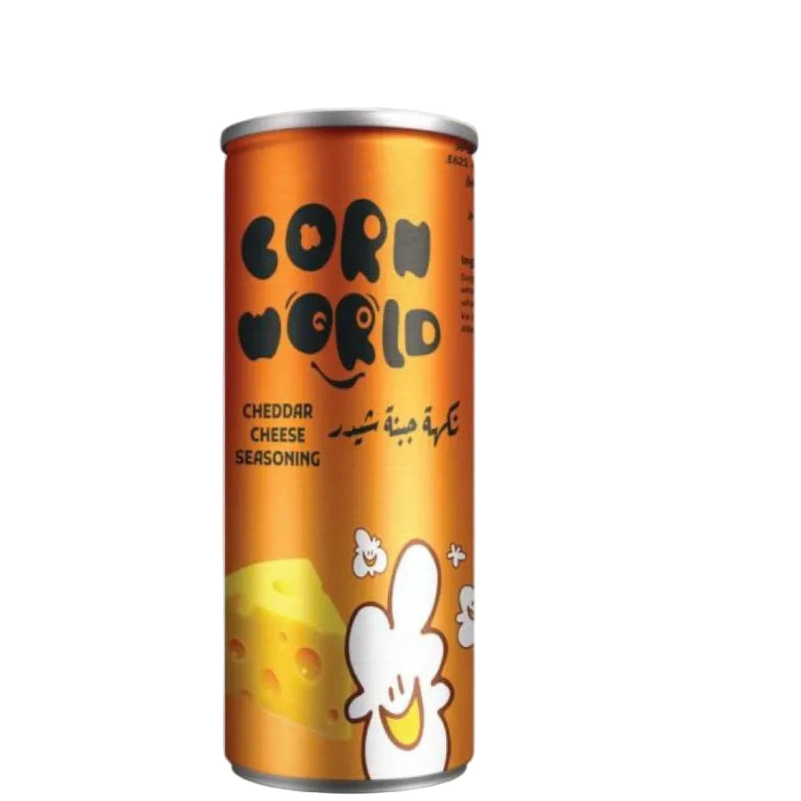 فشار نكهة جبنة شيدر كوورن ورلد 1 كيلوا