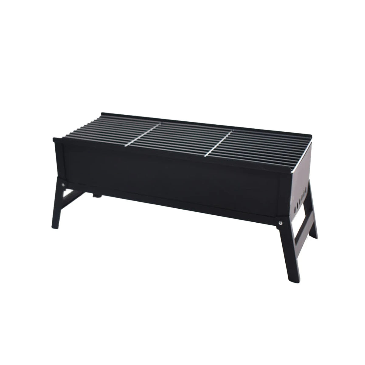 منقل شوي معدني قابل للطي 60 × 23 × 27 سم