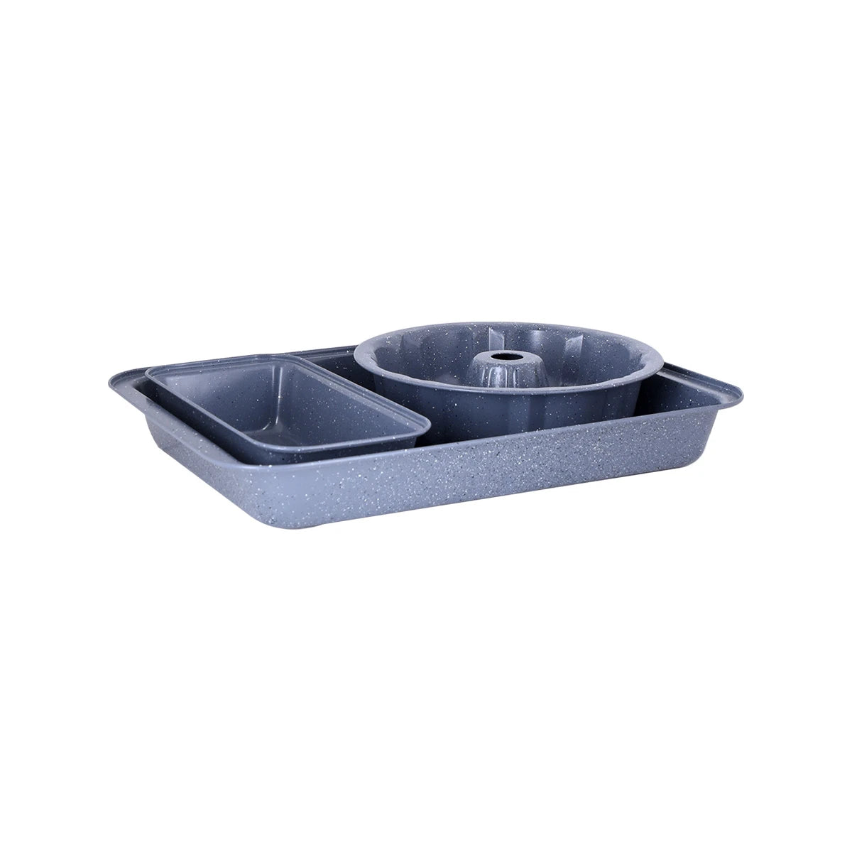 3-piece granite oven tray set
