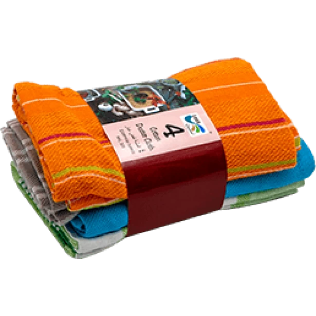 فوط مطبخ ملون 4 قطعة 70*40 سم