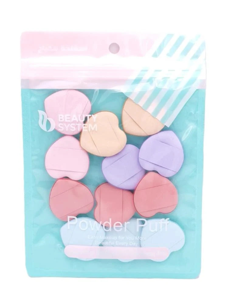 ब्यूटी सिस्टम मेकअप स्पंज सेट - 12 पीस