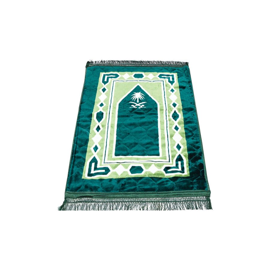 سجادة صلاة مخملية 110× 70سم الوان متعددة