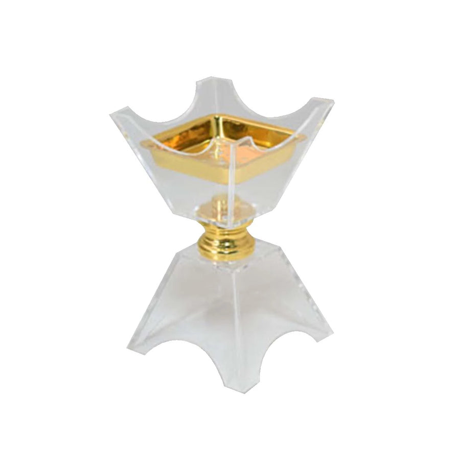 مبخرة بلاستيك شفاف صغير 15سم