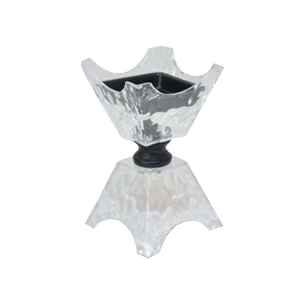 مبخرة بلاستيك شفاف صغير 15سم