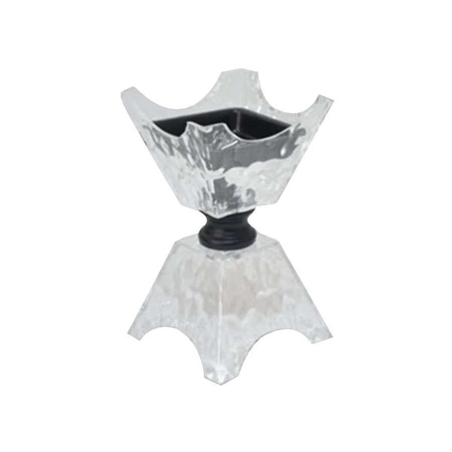 مبخرة بلاستيك شفاف صغير 15سم