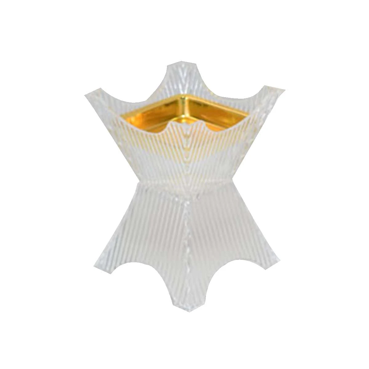 مبخرة بلاستيك شفاف صغير 12سم