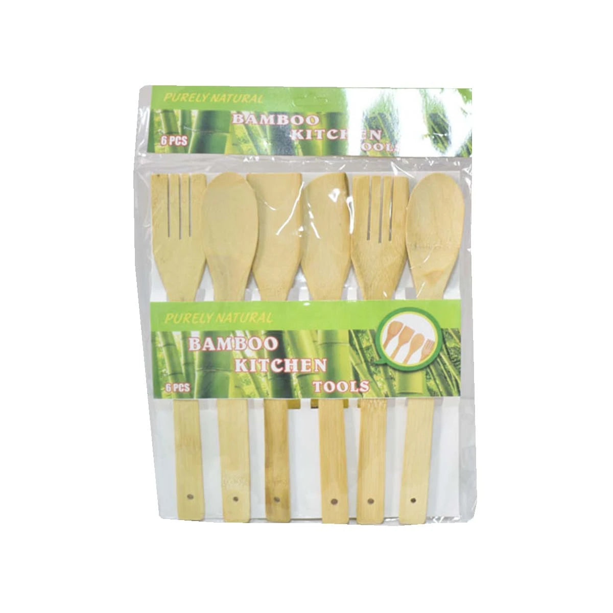 طقم ملاعق طبخ خشب 6 قطعة AF501906