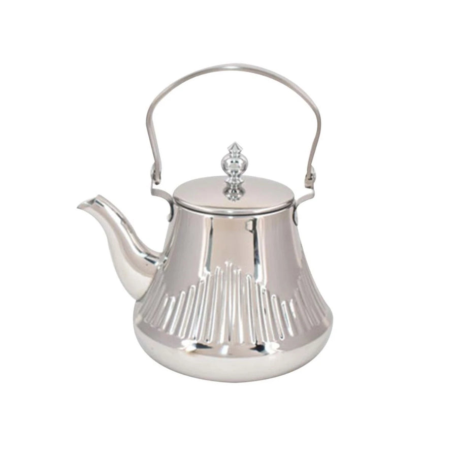 ابريق شاي استيل فضي 1200مل LLT331