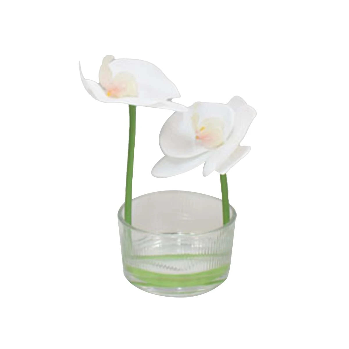 مركن ورد بقاعدة زجاج 16سم