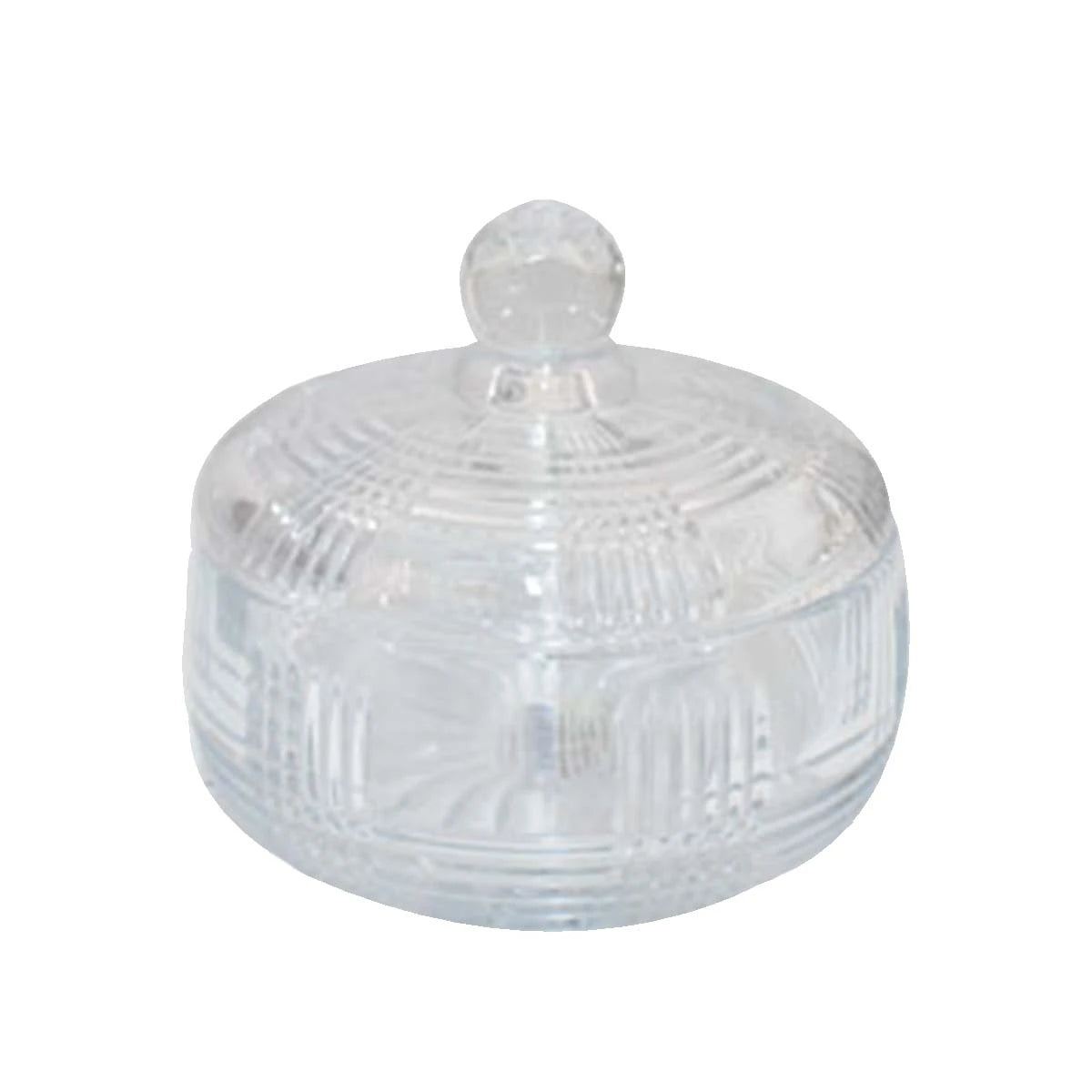 تمرية زجاج شفاف بغطاء 14سم 2101601