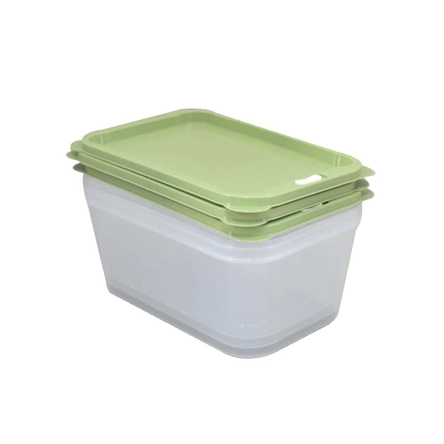 طقم حافظات تخزين بلاستيك مستطيل 3 قطعة FM6004891