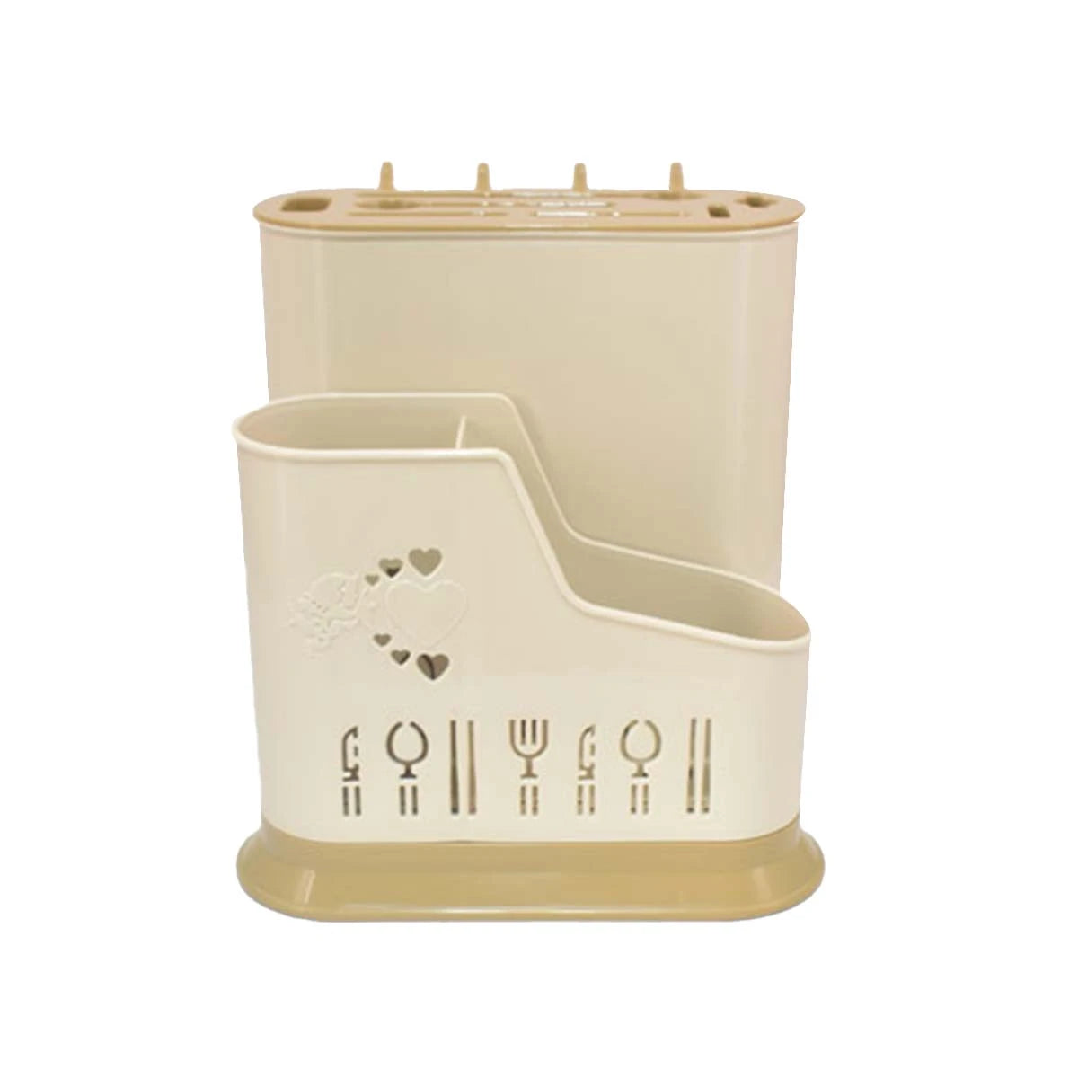 حامل ملاعق بلاستيك مقسم الوان متعددة 2388