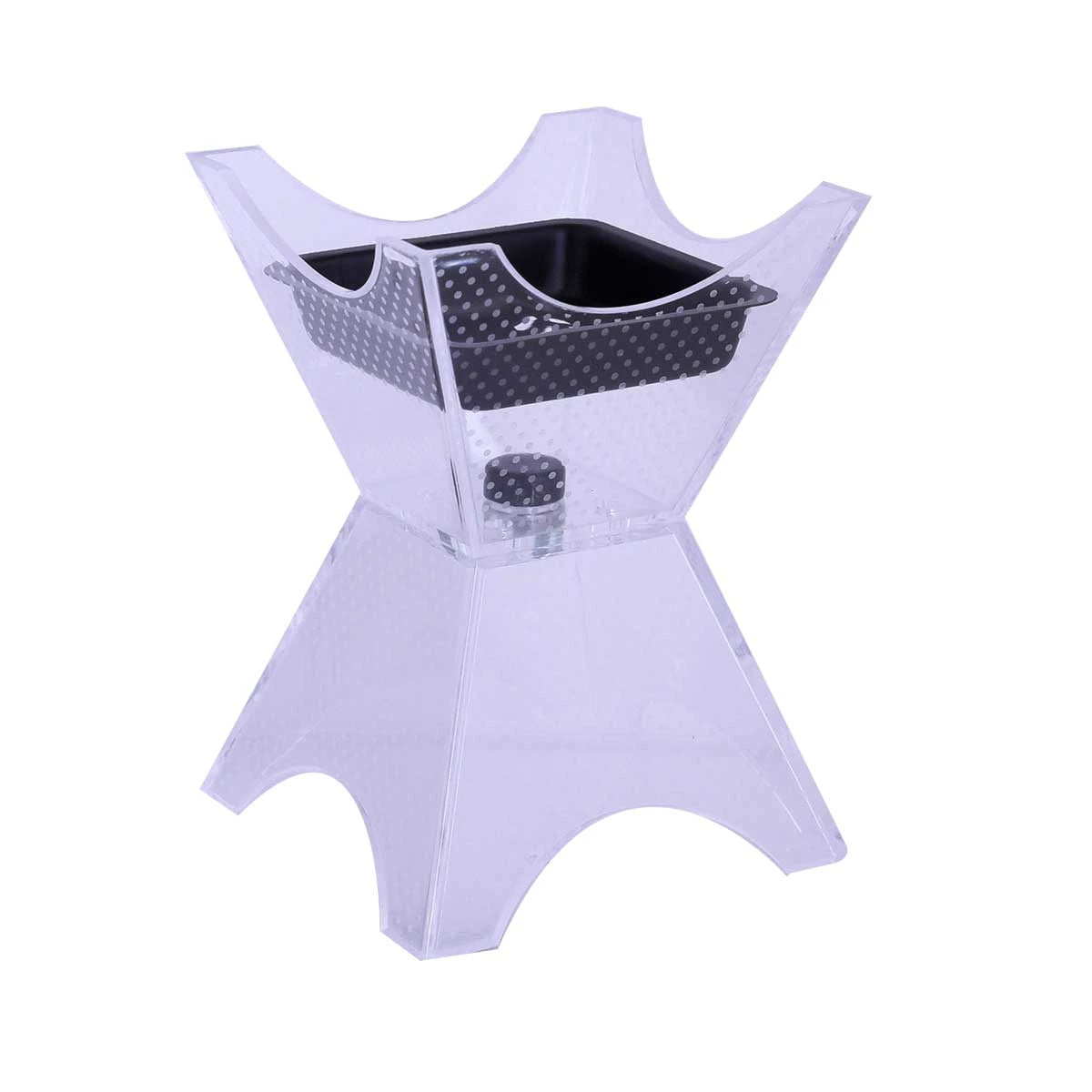 مبخرة بلاستيك شفاف صغير 12سم