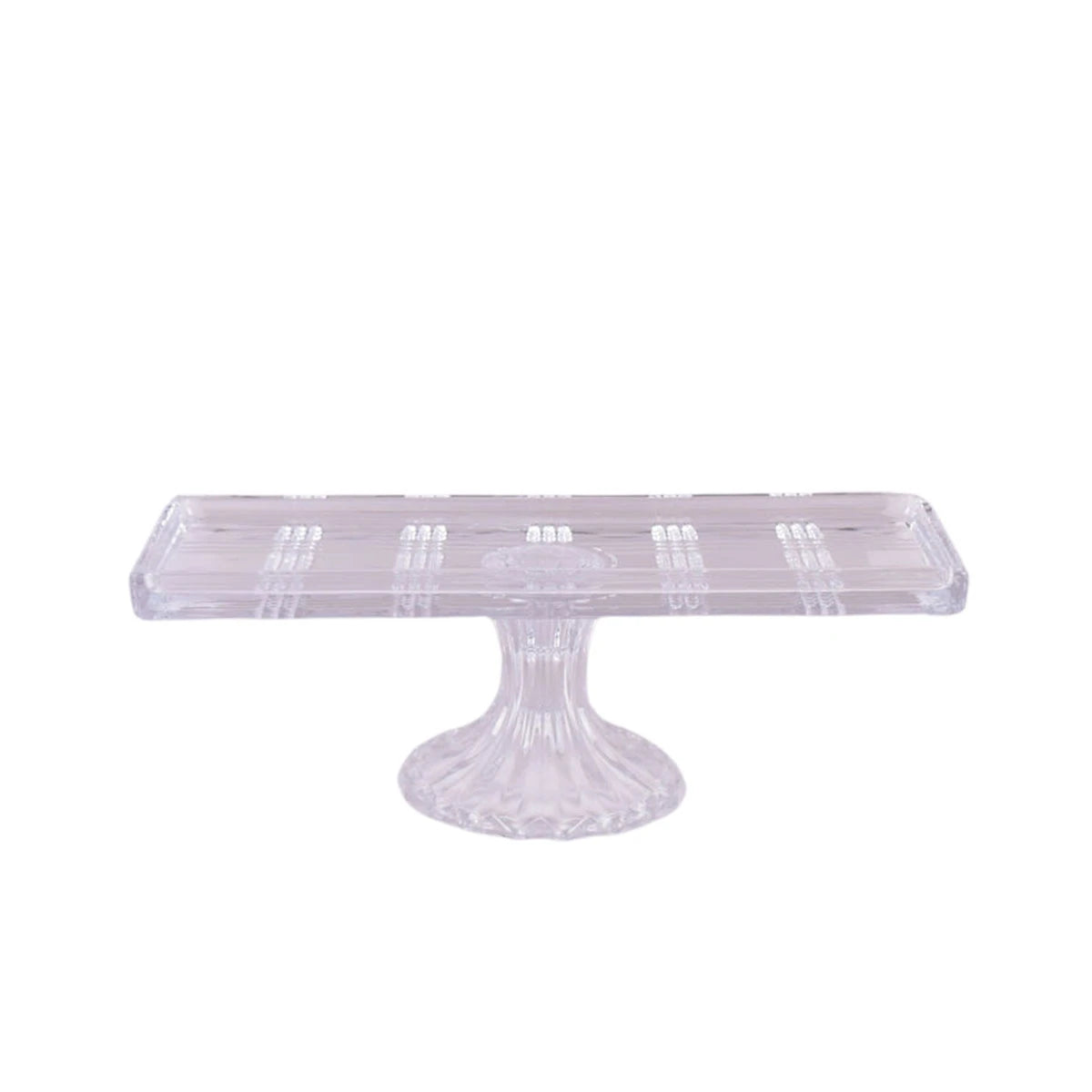 صحن تقديم زجاج مستطيل شفاف 32 × 11 × 12سم 783471