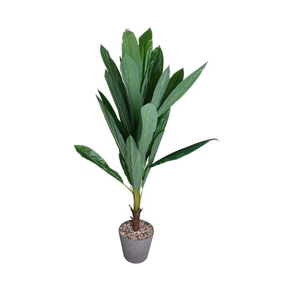 شجر اخضر صناعي بقاعدة بلاستيك 180سم