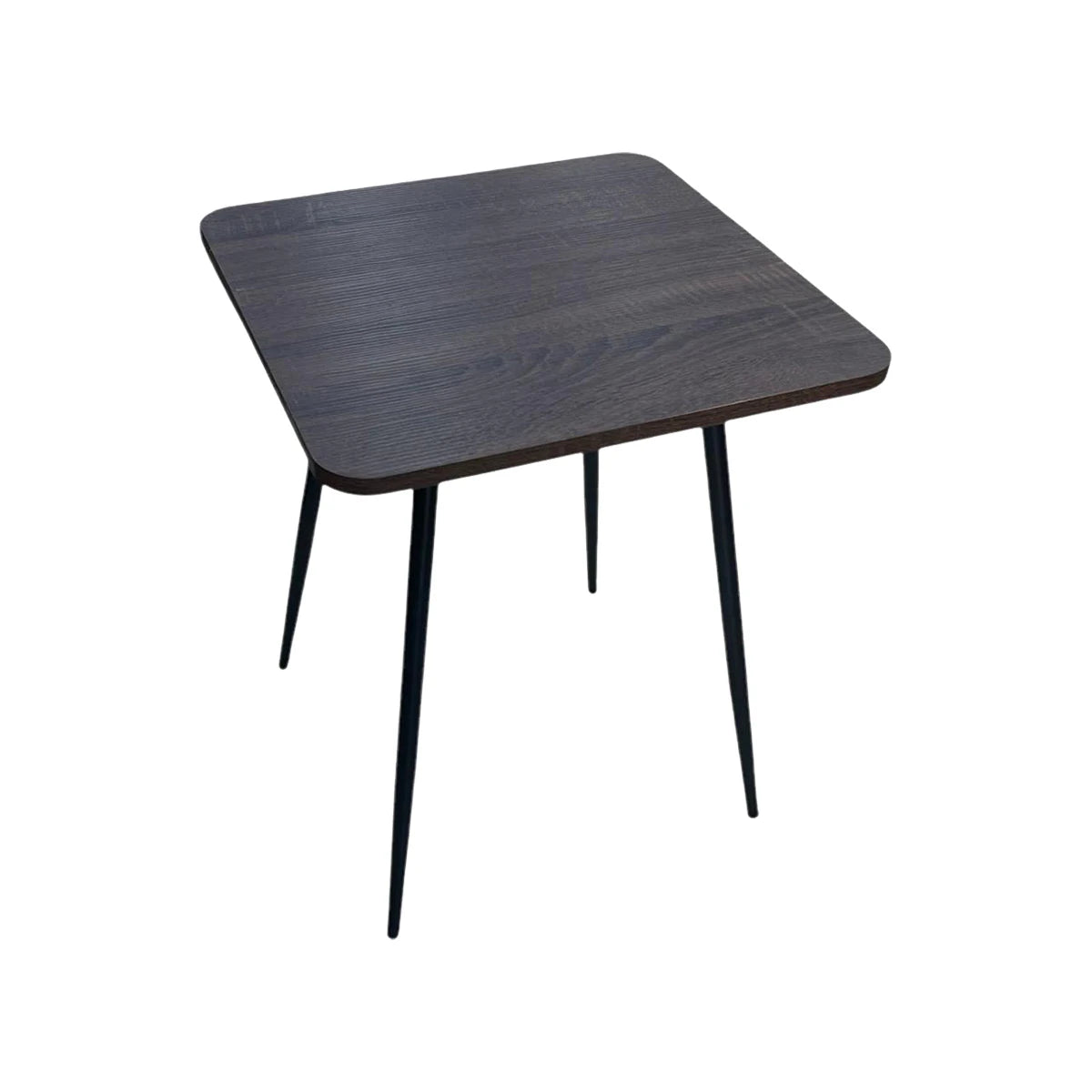 طاولة جانبية خشب مربع 45 × 55 سم بني