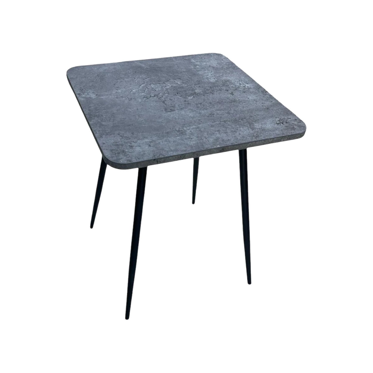 طاولة جانبية خشب مربع 45 × 55 سم رمادي