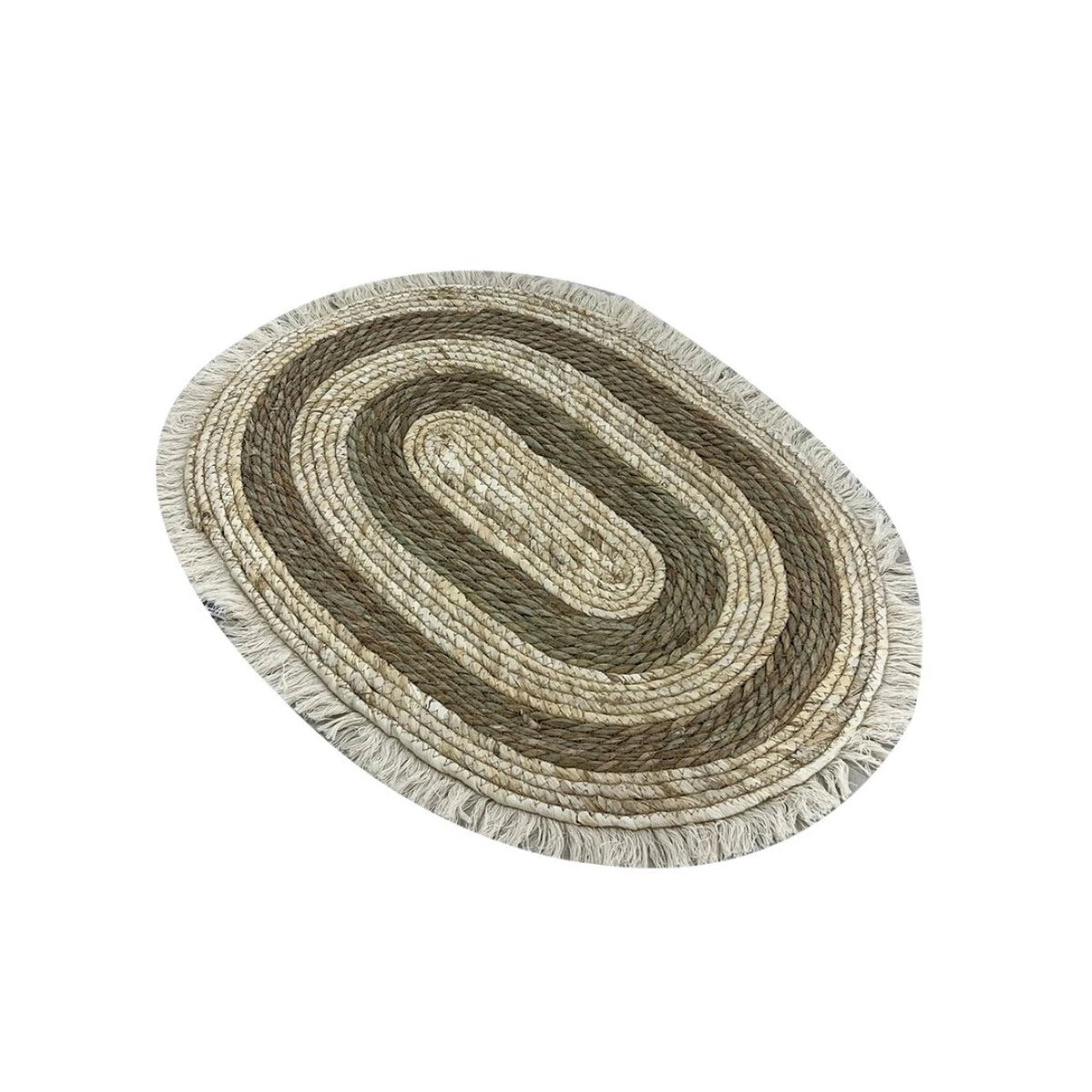 فرشة خوص بيضاوي 80 × 60 سم