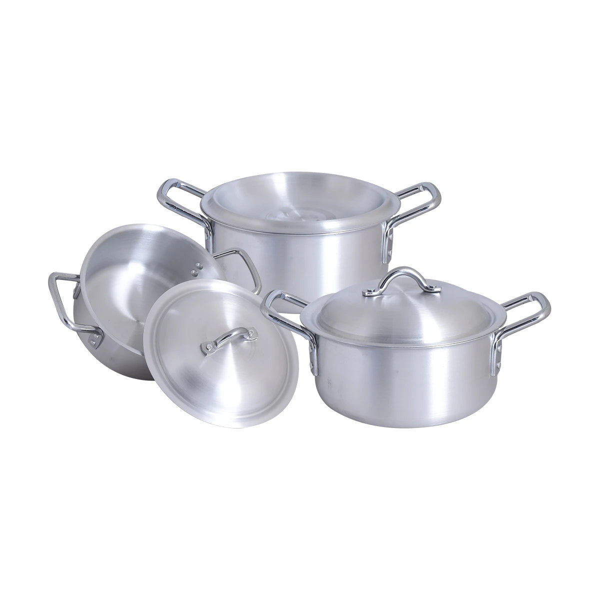 طقم قدور المنيوم 5 قطعة