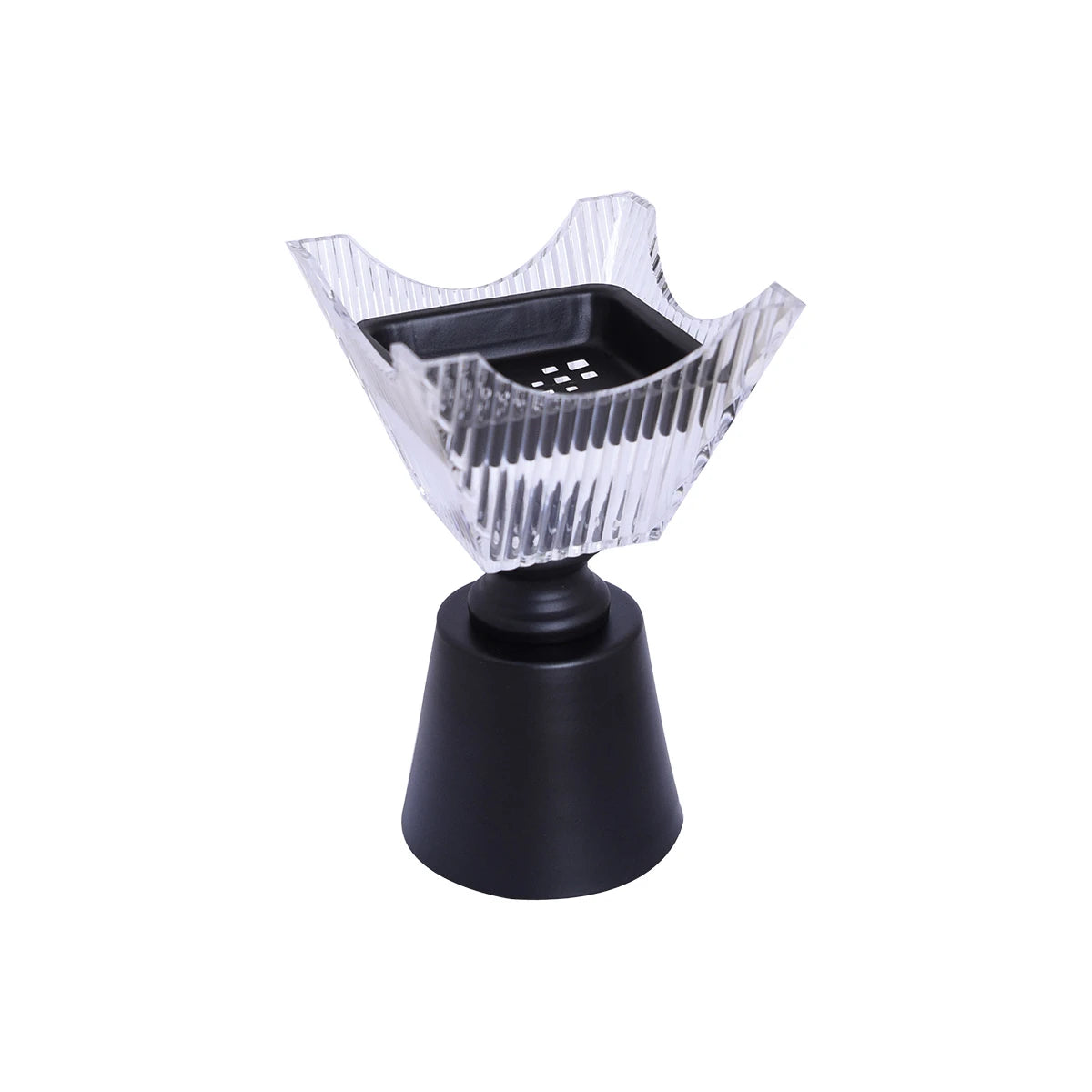 مبخرة بلاستيك بقاعدة استيل صغير 15سم