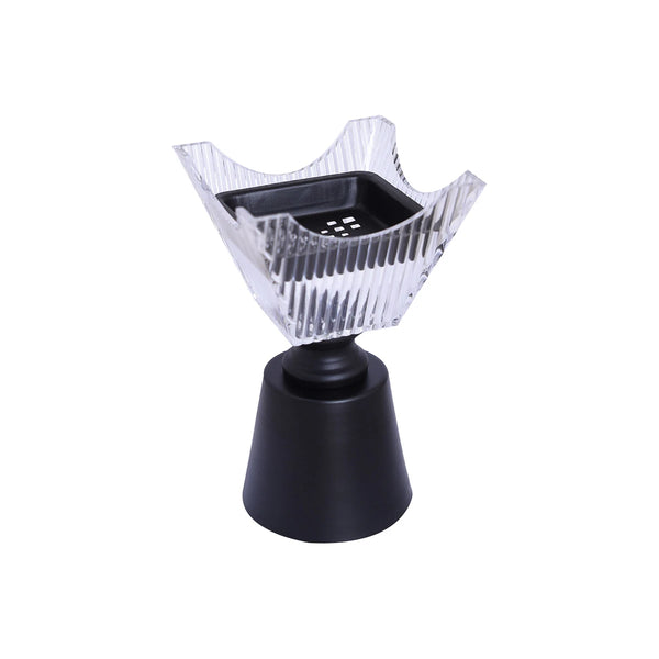 مبخرة بلاستيك بقاعدة استيل صغير 15سم