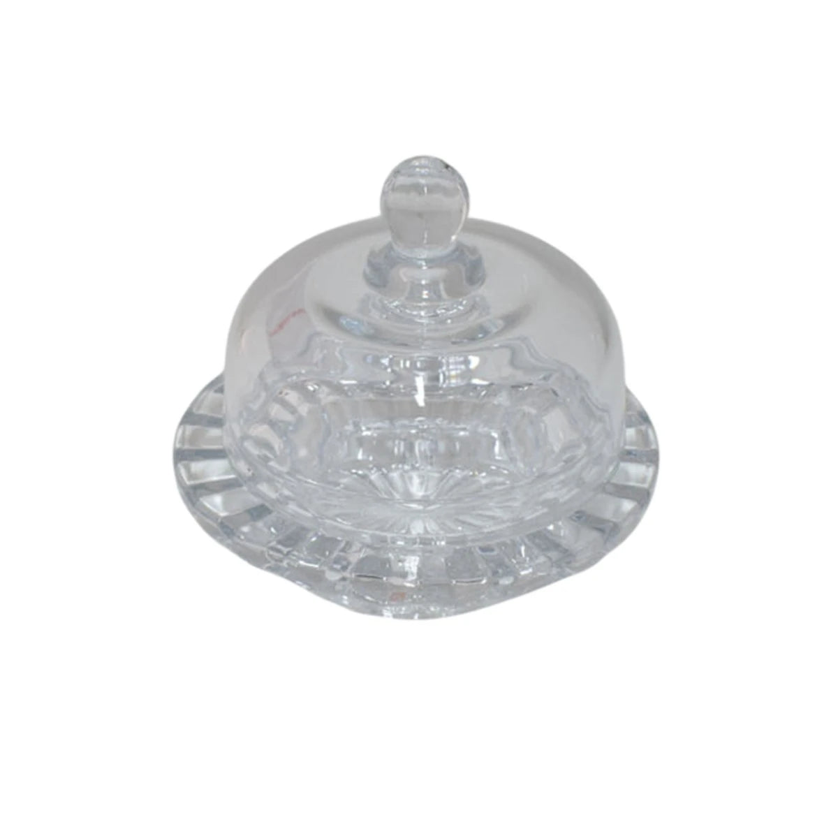 سكرية زجاج شفاف بغطاء 618829