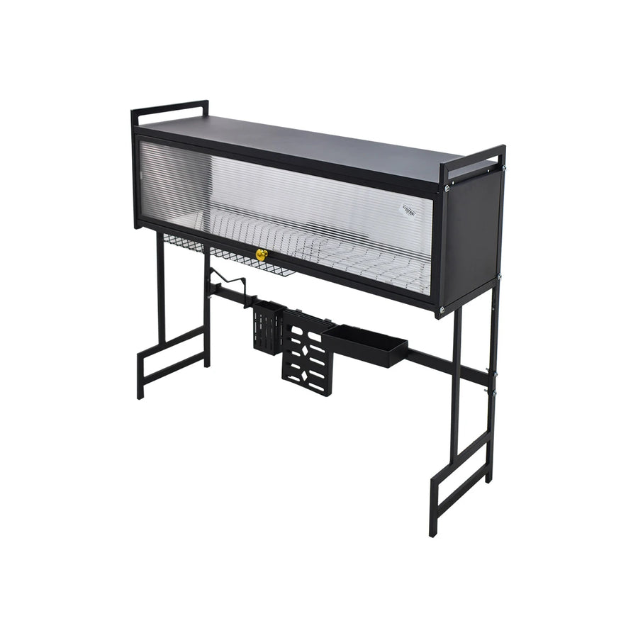 رف تخزين معدني اسود MF6002039