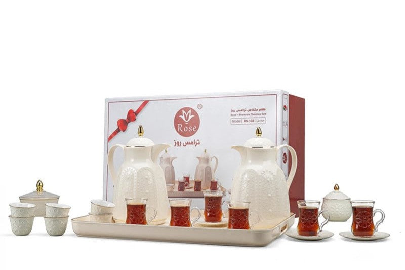 طقم ضيافة روز 24 قطعة 82993