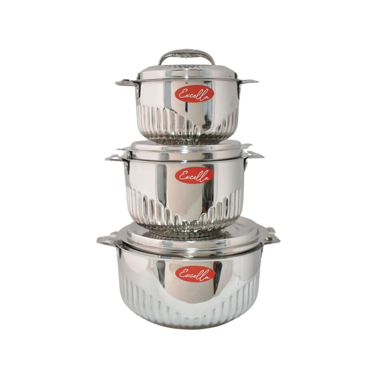 طقم حافظات طعام استيل 3 قطعة MTS-264