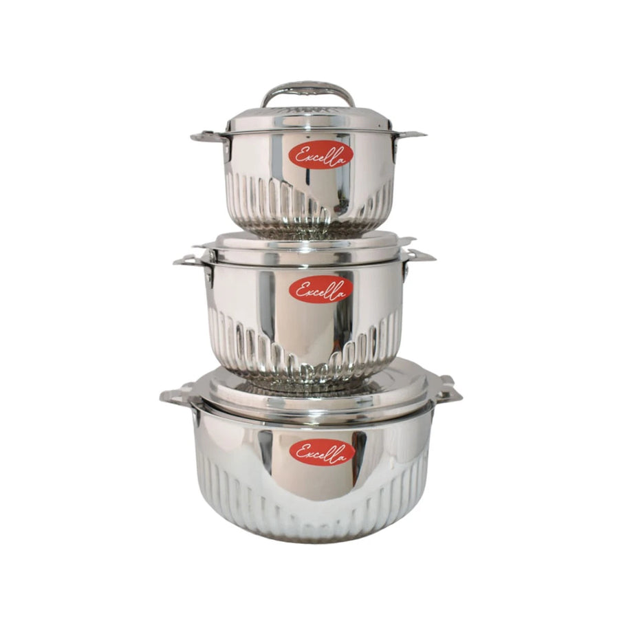 طقم حافظات طعام استيل 3 قطعة MTS-264