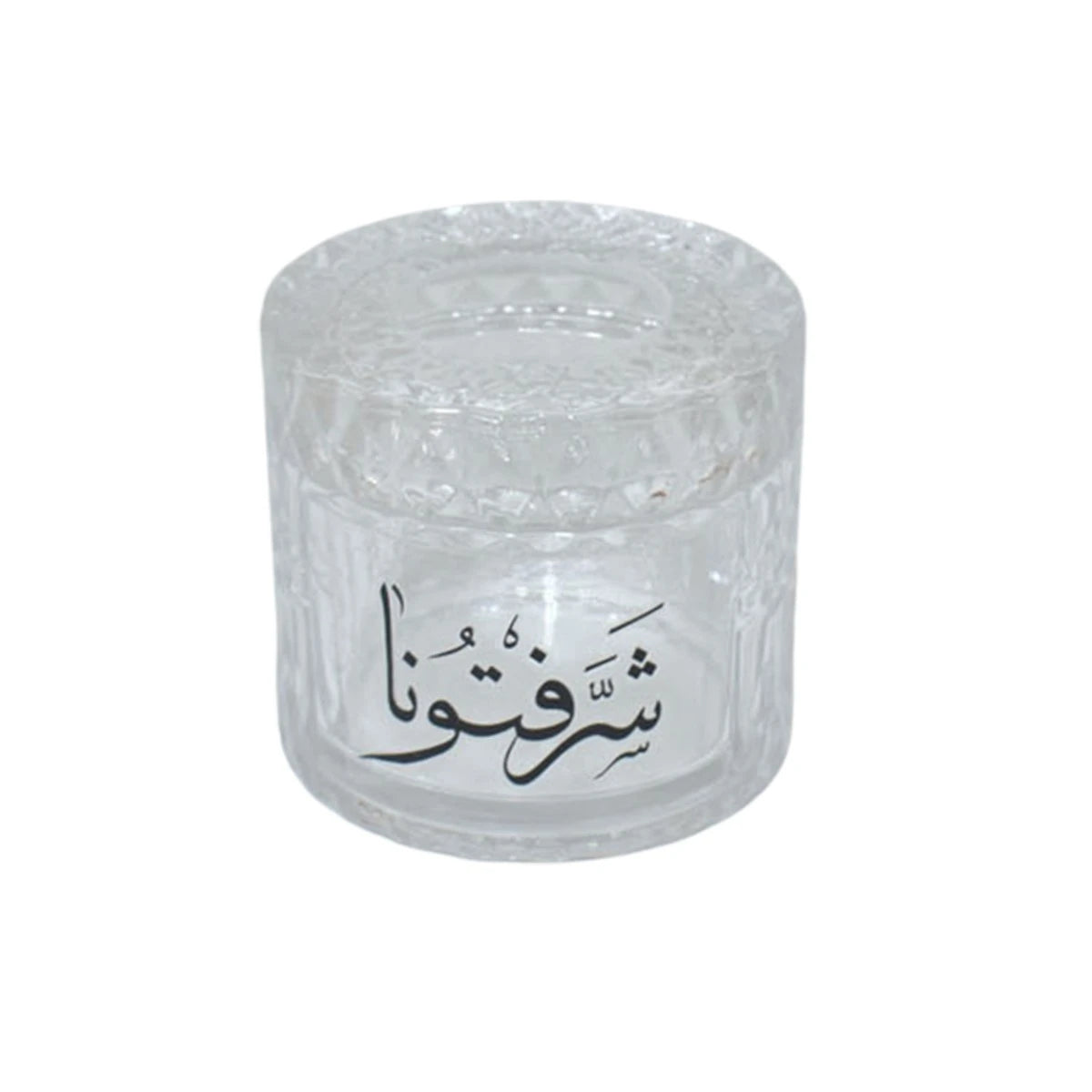 علبة مناديل زجاج شفاف 9 × 8.5 سم