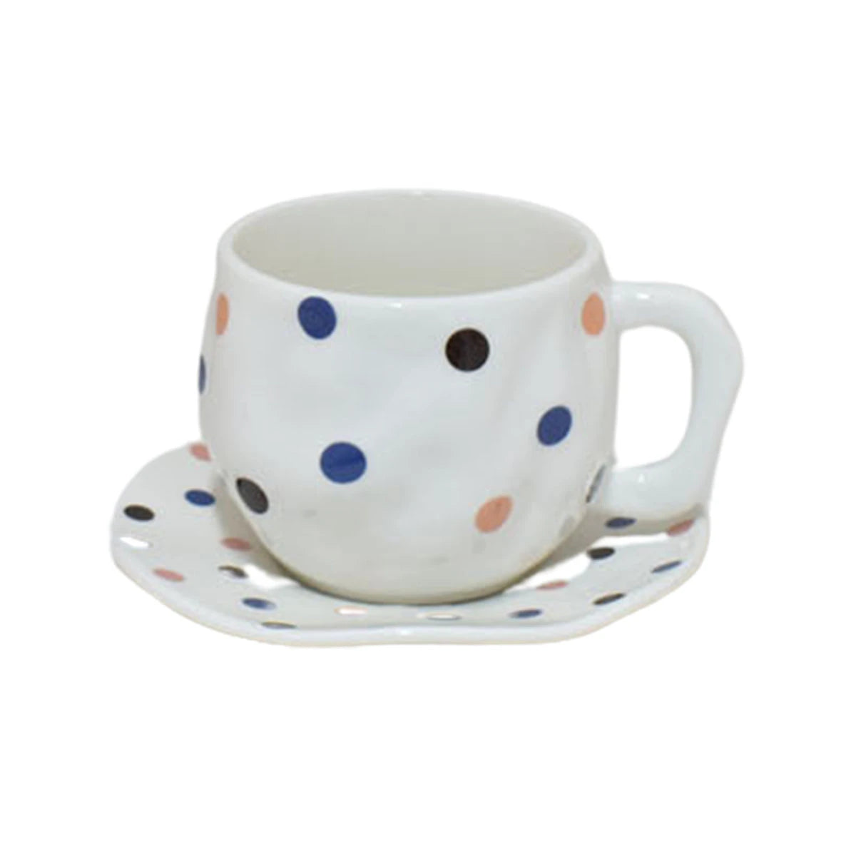 كوب سيراميك مع صحن 616886