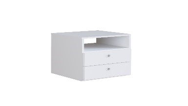 BEDSIDE TABLE TOKIO WHITE