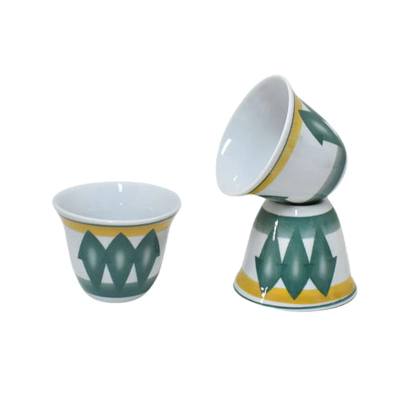 طقم فناجين قهوة سيراميك 12قطعة