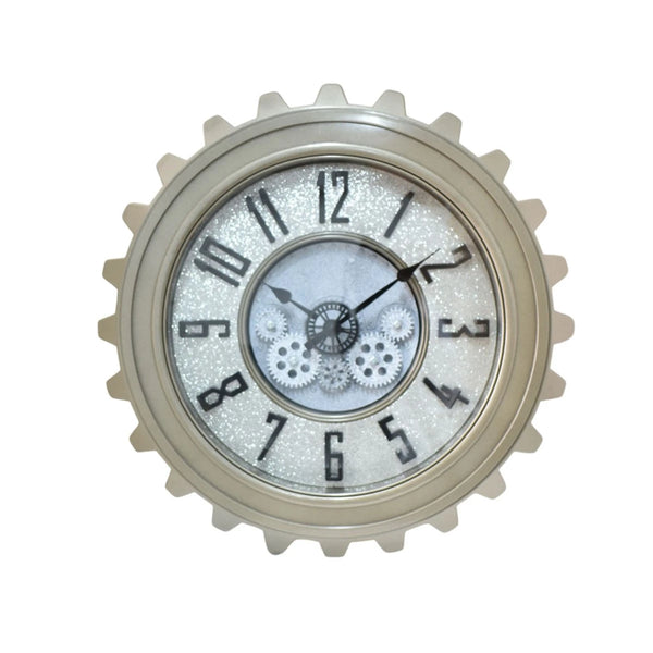 ساعة حائط بلاستيك مستديرة 45 سم