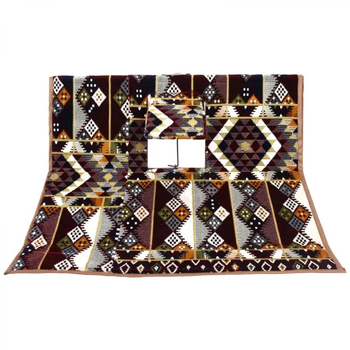 كرسي رحلات ارضي مع تكاية قابل للطي 120سم