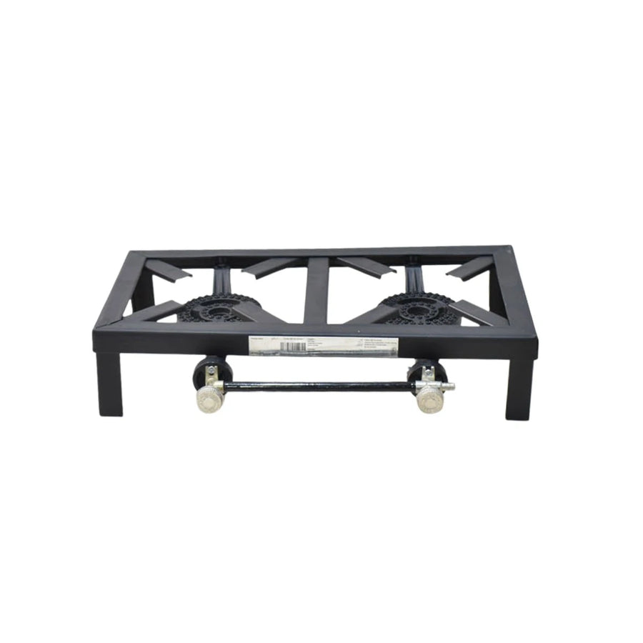 موقد غاز 2 عين اسود 48 × 25 × 11سم