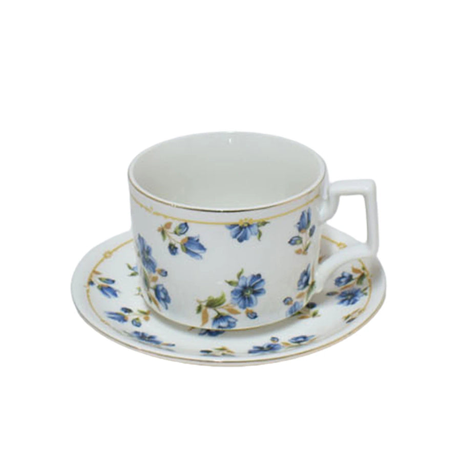 كوب سيراميك مع صحن