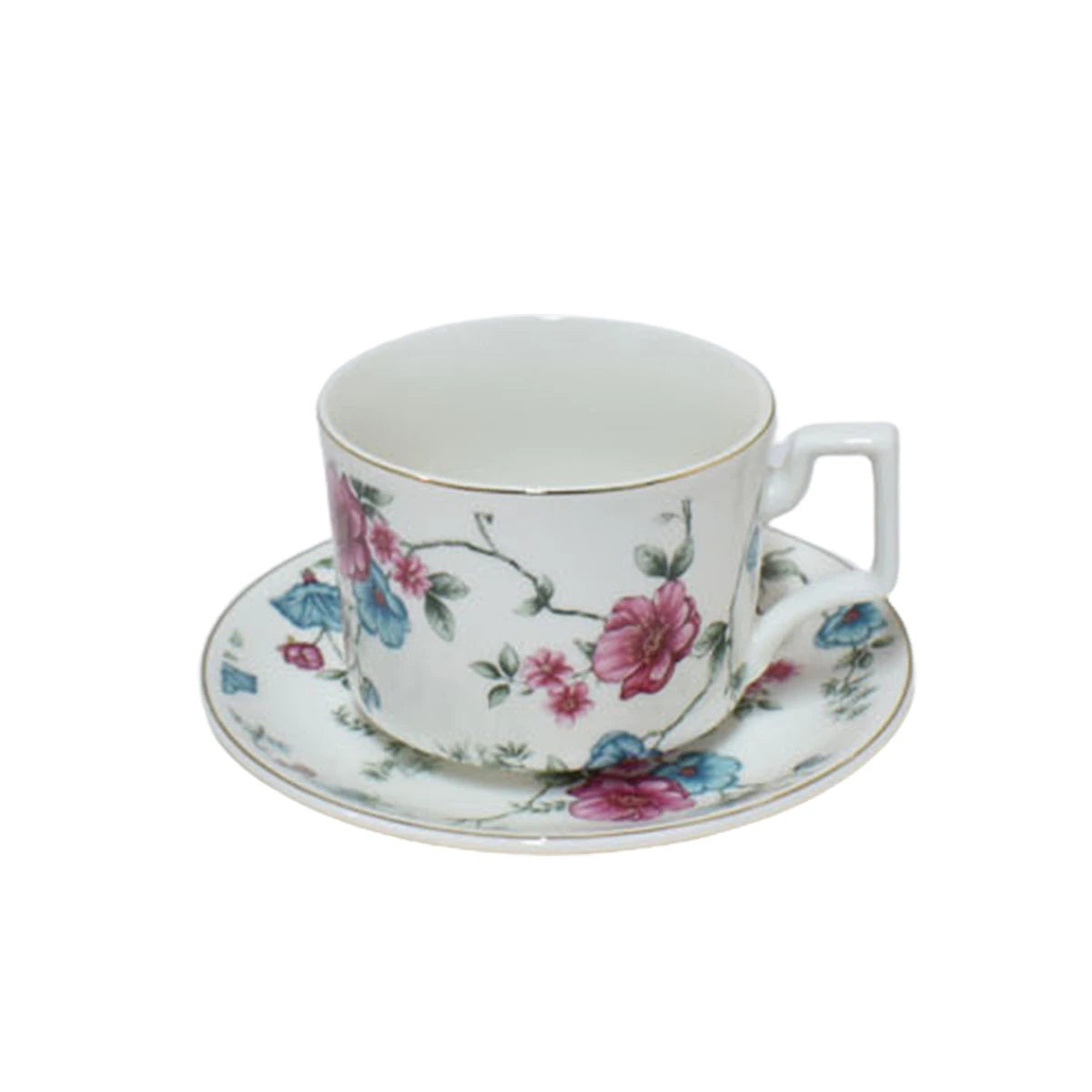 كوب سيراميك مع صحن