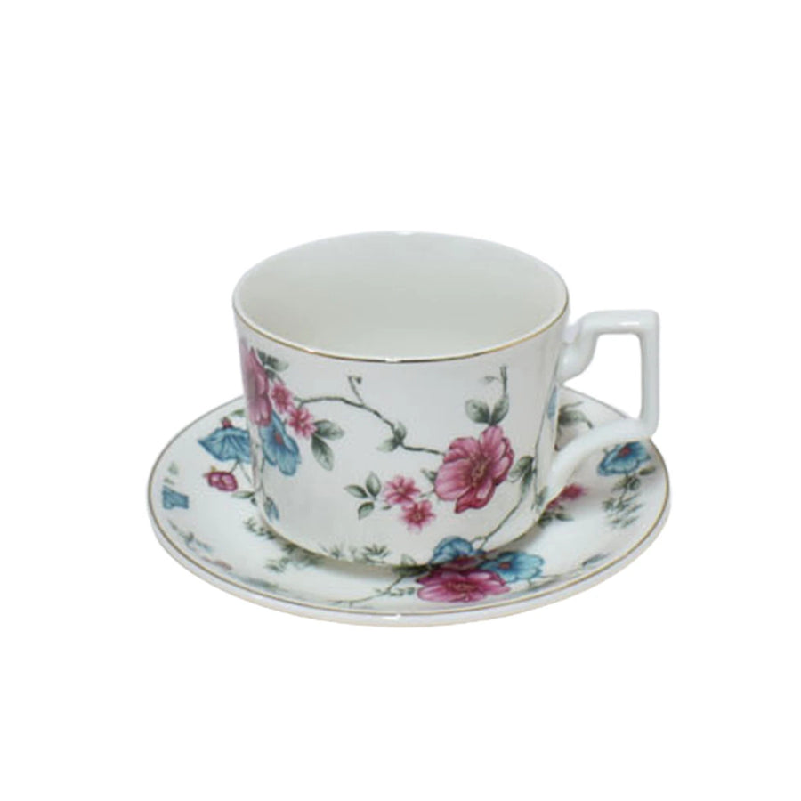 كوب سيراميك مع صحن