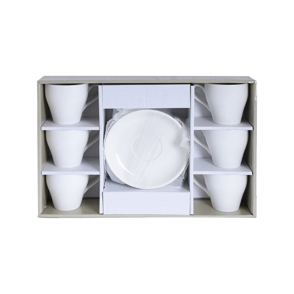 طقم فناجين قهوة تركي سيراميك 12قطعة 150مل