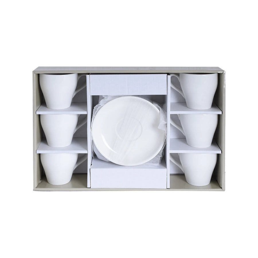 طقم فناجين قهوة تركي سيراميك 12قطعة 150مل