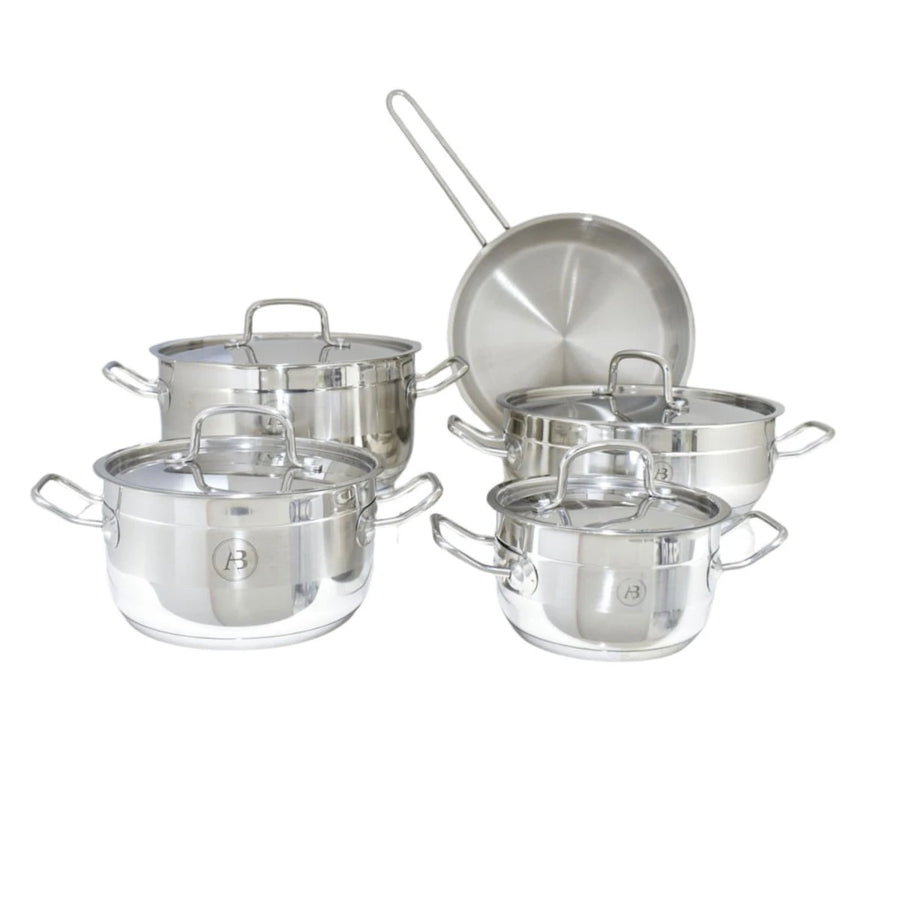 طقم قدور طبخ استيل 9 قطعة