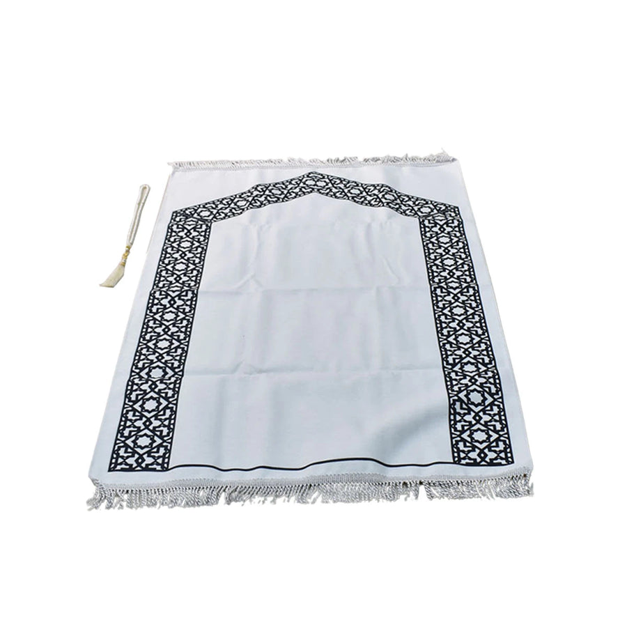 طقم سجادة صلاة مع سبحة