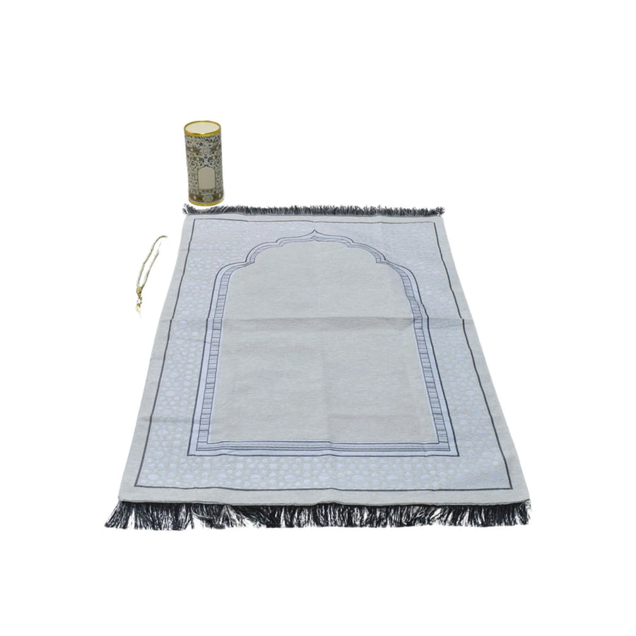 طقم سجادة صلاة مع سبحة